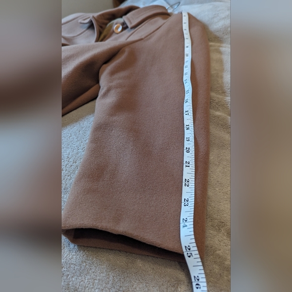 Wool and Cashmere tan jacket XL - Picture 7 of 7